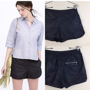 *2 for 20!* Zara Dolphin Hem Navy Shorts